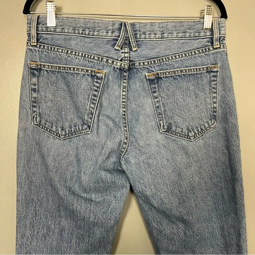 SLVRLAKE Tyler Denim Jeans in Lucky Town Straight Leg 100% Cotton Size 29